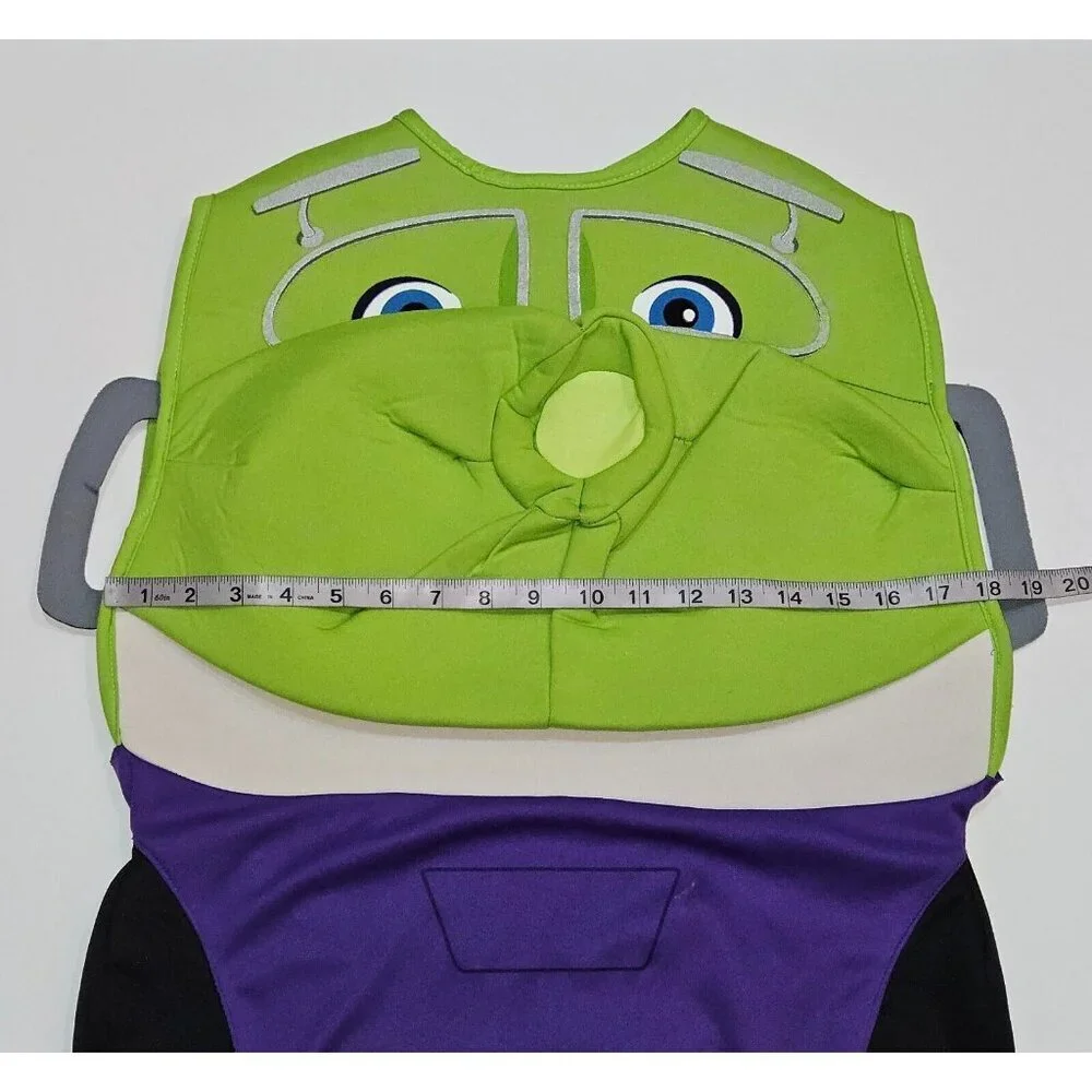 Koko Chuggington Train Costume Green Purple 1-Piece Rubie's Child Size Small